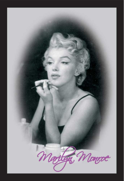 KS194 Monroe, Marilyn - Make Up - Bedruckter Spiegel