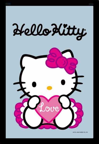 KS13 Hello Kitty - Love - Bedruckter Spiegel