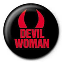 Devil Woman - Button Badge - Teufel