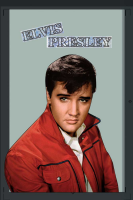 KS124 Presley, Elvis - Rote Jacke - Bedruckter Spiegel