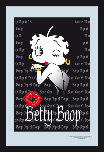 KS273 Betty Boop - Kiss - Bedruckter Spiegel