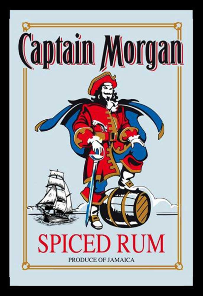 KS280 Captain Morgan - Rum - Bedruckter Spiegel