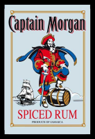 KS280 Captain Morgan - Rum - Bedruckter Spiegel