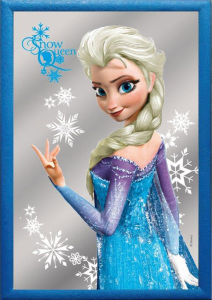 KS91 Frozen - Snow Queen Elsa - Bedruckter Spiegel