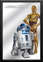 KS62 Star Wars - R2D2 - C3PO - Bedruckter Spiegel