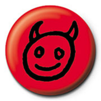 Devil Face - Button Badge - Teufel