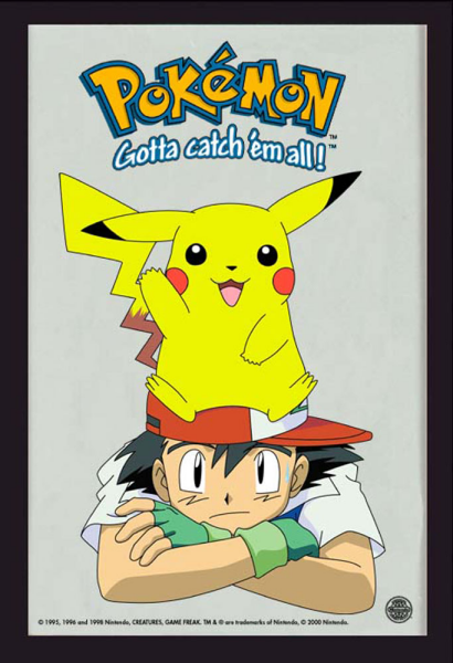 KS120 Pokemon - Pokémon - Ash + Pica - Bedruckter Spiegel