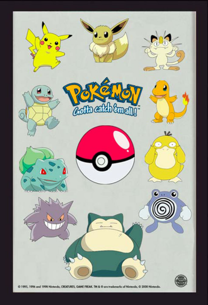 KS61 Pokemon - Pokémon - Gruppe - Bedruckter Spiegel