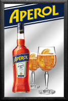 KS143 Aperol - Flasche und Gläser - Bedruckter Spiegel