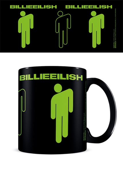 Billie Eilish - Lizenz Tassen - Stickman - Black