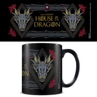 House of the Dragon Ornate - black Lizenz Tassen 3D