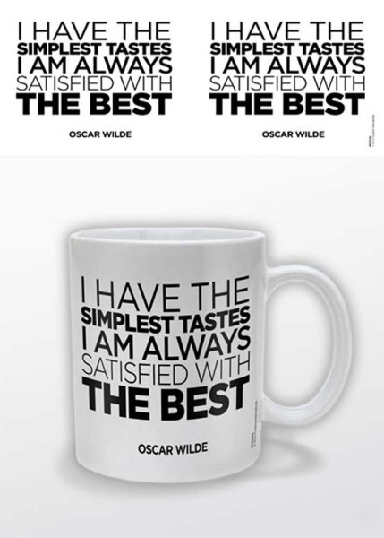 Motivational - Lizenz Tassen - Oscar Wilde - The Best