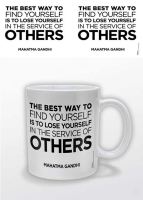 Motivational - Lizenz Tassen - Gandhi - Service Of Others