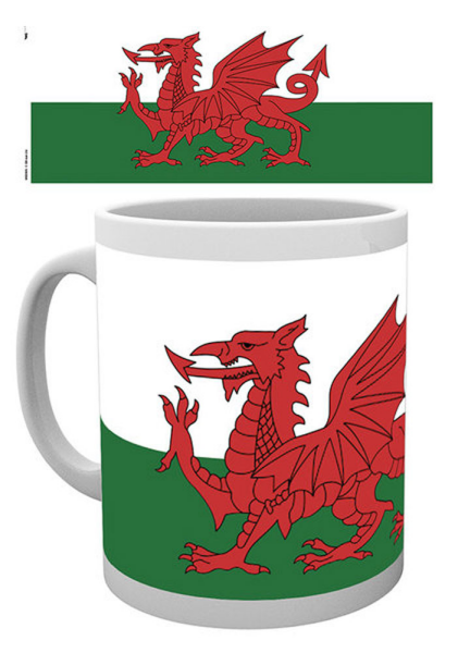 Wales  - Lizenz Tassen - Flag