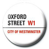 London - Button Badge - Oxford Street