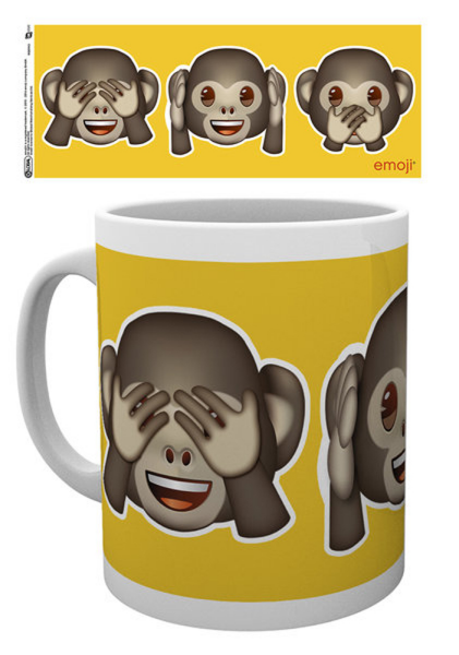 Emoji - Lizenz Tassen - Monkeys