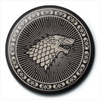 Game of Thrones - Button Badge - Stark Sigil
