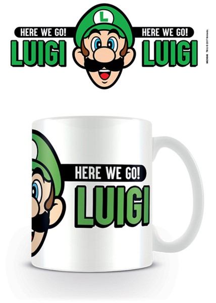 Nintendo - Lizenz Tassen - Super Mario - Here We Go Luigi