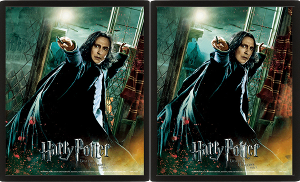 Harry Potter - 3D Poster A4 - Snape