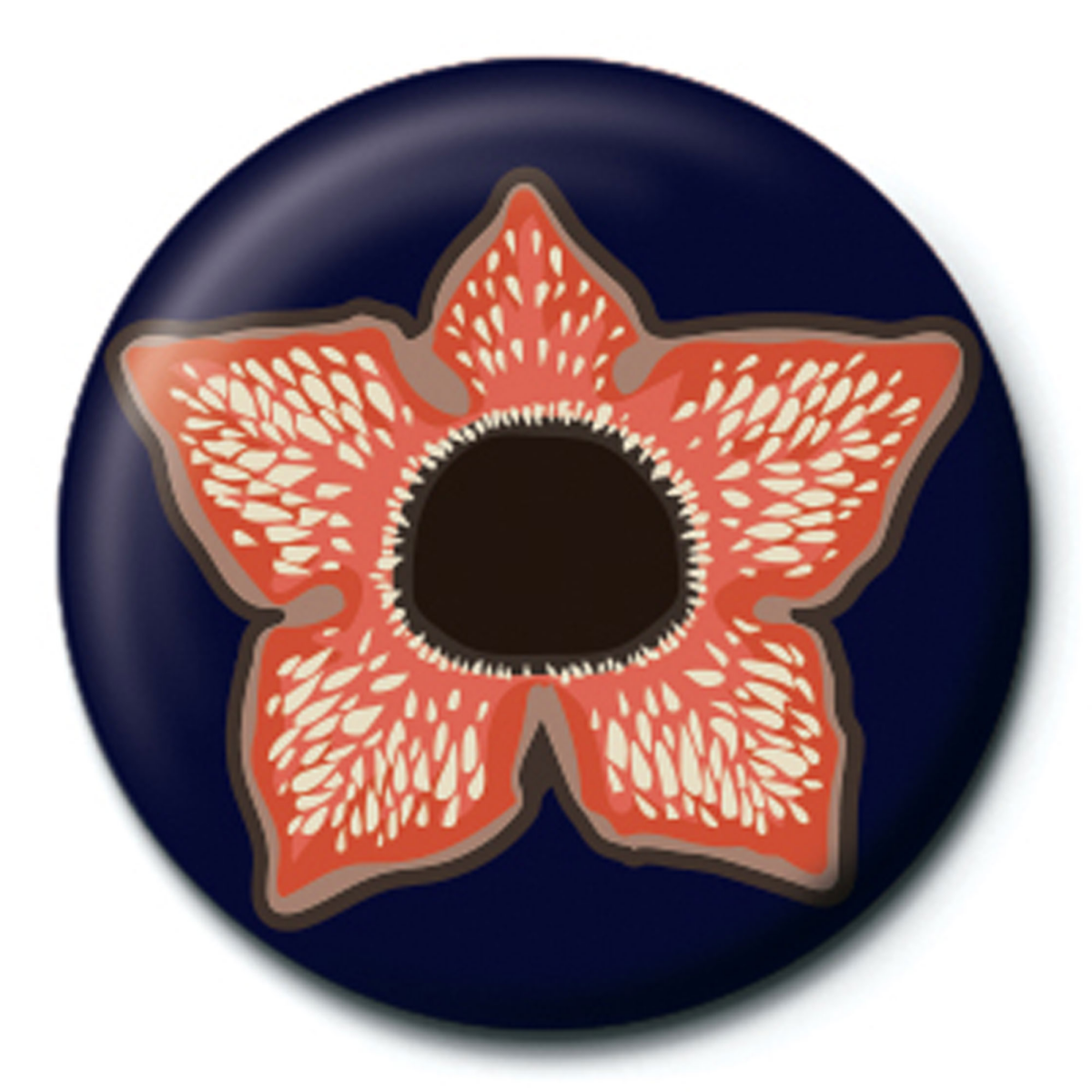 Stranger Things - Button Badge - Demogorgon, 5,49