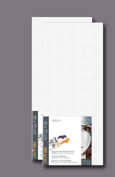 Künstlerbedarf - Leinwand - Keilrahmen 2er-Set