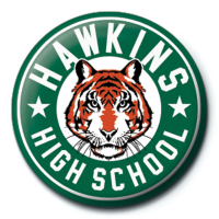 Stranger Things - Button Badge - Hawkins High School