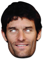 Webber, Mark - Masken - Promi Maske