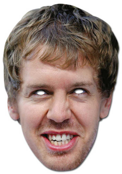 Vettel, Sebastian - Masken - Promi Maske