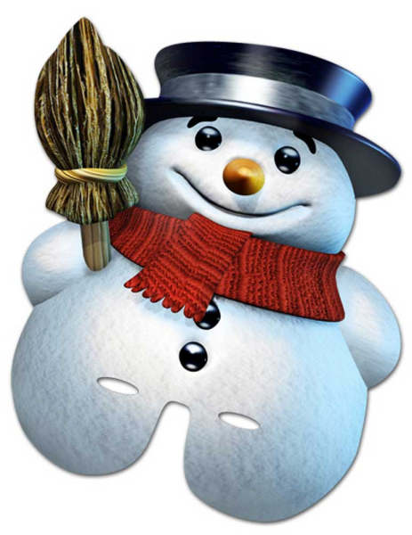 Snowman - Masken - Promi Maske
