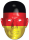 Deutschland Flagge - Masken - Fan Maske