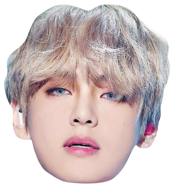Bangtan Boys BTS - Masken - V - Maske