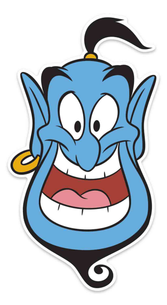 Disney - Masken - Genie Maske