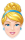 Disney - Masken - Cinderella Maske