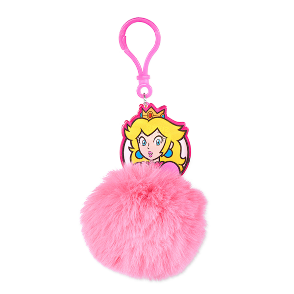 Pom Pom Keyring - Merchandise - Super Mario - Princess Peach