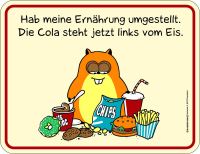 Ernährung umgestellt - Magnete - Cola links vom Eis