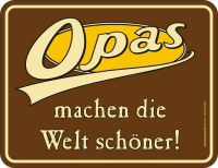 Opas machen Welt schöner - Magnete - Magnet