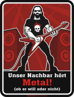 Nachbar hört Metal - Magnete - Ob er will oder nicht