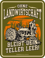 Landwirtschaft - Magnete - Teller leer