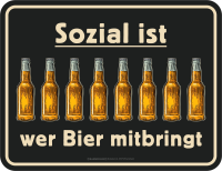 Bier - Magnete - sozial
