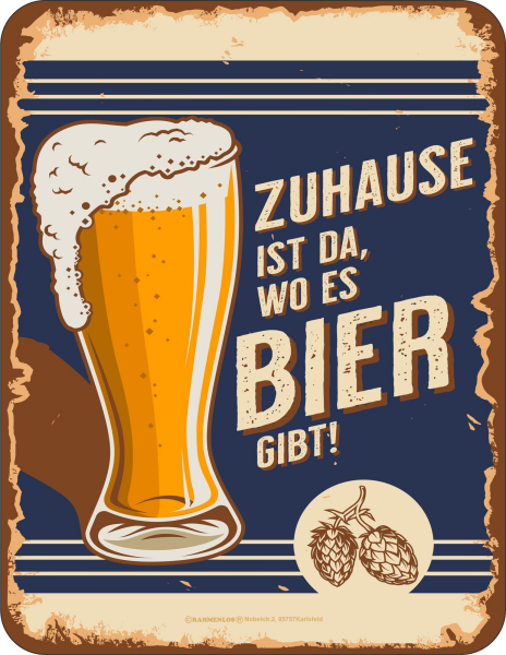 Bier - Magnete - Zuhause