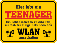 Fun - Magnete - Teenager WLAN ausschalten