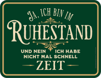 Ruhestand - Magnete - keine Zeit