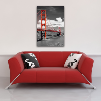 San Fransisco - Poster - Golden Gate Bridge + 1 Ü-Poster der Grösse 61x91,5cm