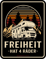 Fun - Magnete - Freiheit hat 4 Räder