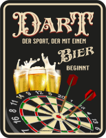 Bier - Magnete - Dart, Sport mit Bier