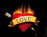 Love Herz - Mousepad - Mousepad