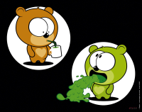 Kotzbär - Mousepad - Mousepad