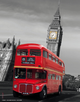 Citylights - London Red Bus - Mousepad - Mousepad