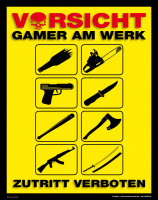 Gaming Progamer Waffen - Mousepad - Mousepad