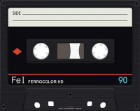 80s tape - Mousepad - Mousepad